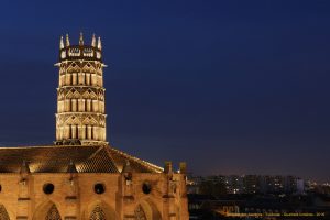 conception lumière du couvent des Jacobins à Toulouse par Quartiers Lumières