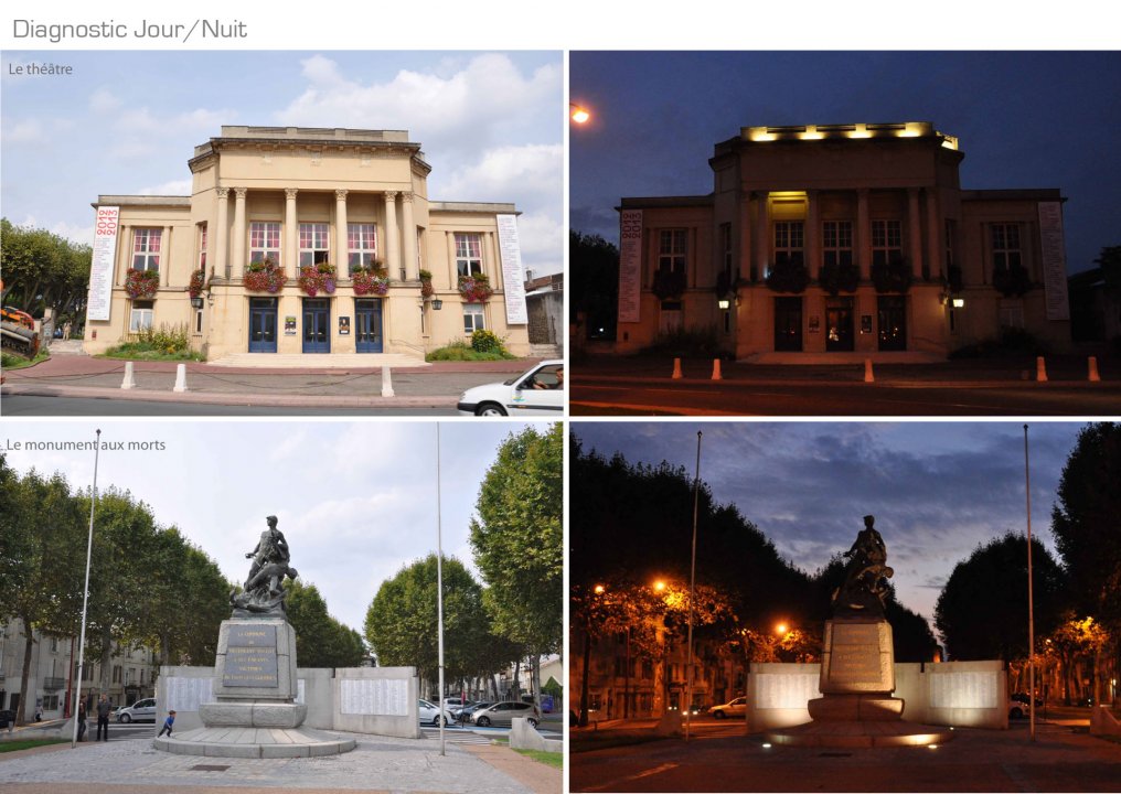 Rénover l’image diurne et nocturne du site par le mobilier d’éclairage