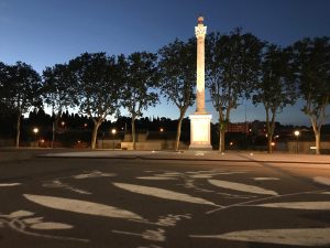 conception lumière d'un square