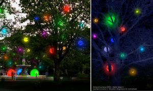 Pour égayer le goûter des garnements, l’éclairage public sera transformé en sucettes géantes lumineuses.