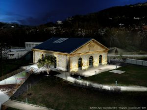 conception lumière du café vélo à Agen