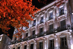 façade mise en lumière