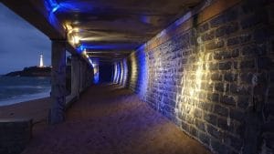 réalisation de mise en lumière littoral biarritz