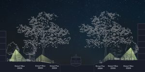 coupe du canal du midi avec objectifs photométriques