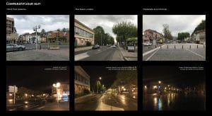 photos comparatives jour et nuit à lavelanet