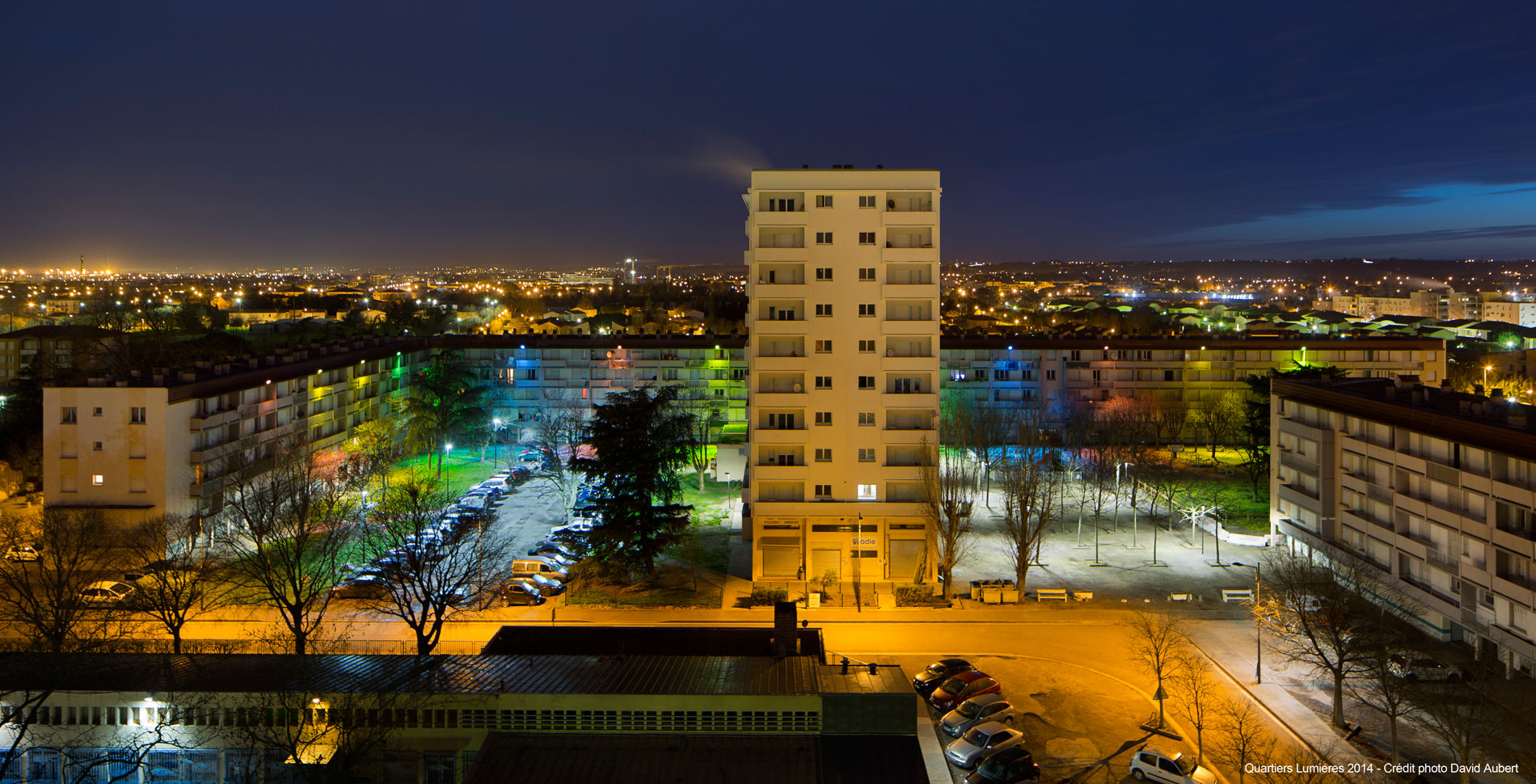 Place des Faons Quartier des Izards Quartiers Lumières