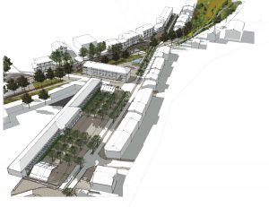 Modèle urbain 3D sous sketchup