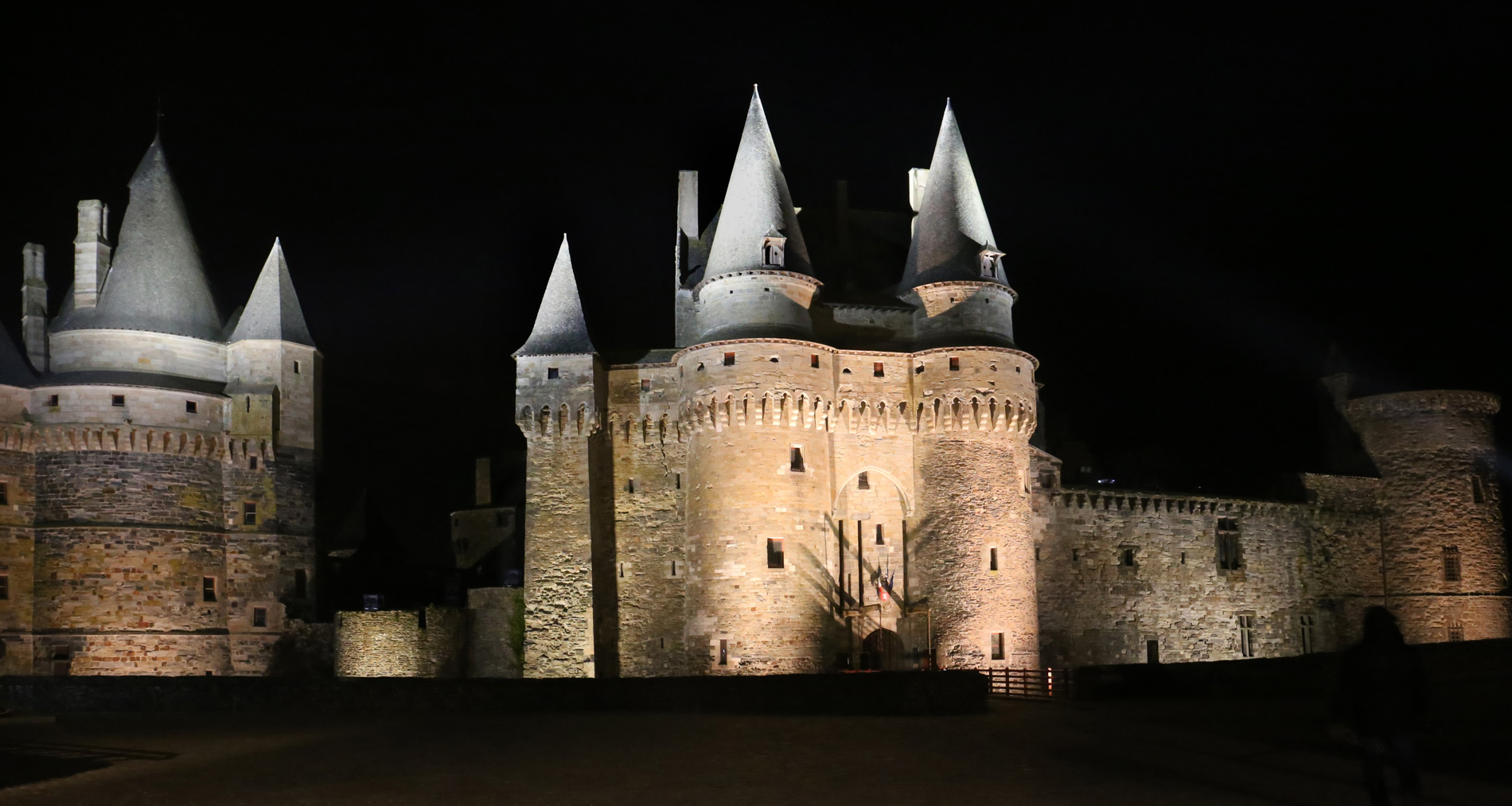 mise en lumière du chateau de Vitré 2018