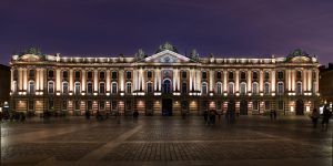 le capitole de nuit avec mise en lumières