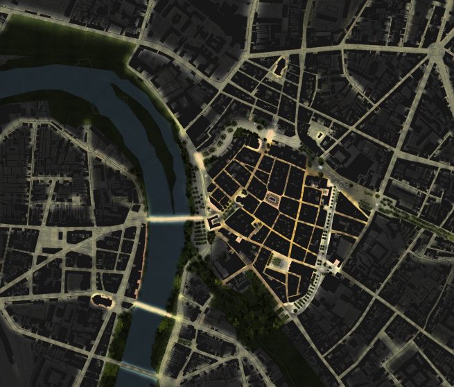 plan masse nuit de montauban pour le SDAL