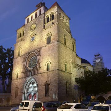 éclairage de la cathédrale de cahors par mapping vidéo permanent