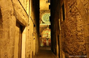 mapping vidéo sur une cathédrale