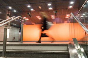 oeuvre d'art à la station Minimes Claude Nougaro du métro de toulouse