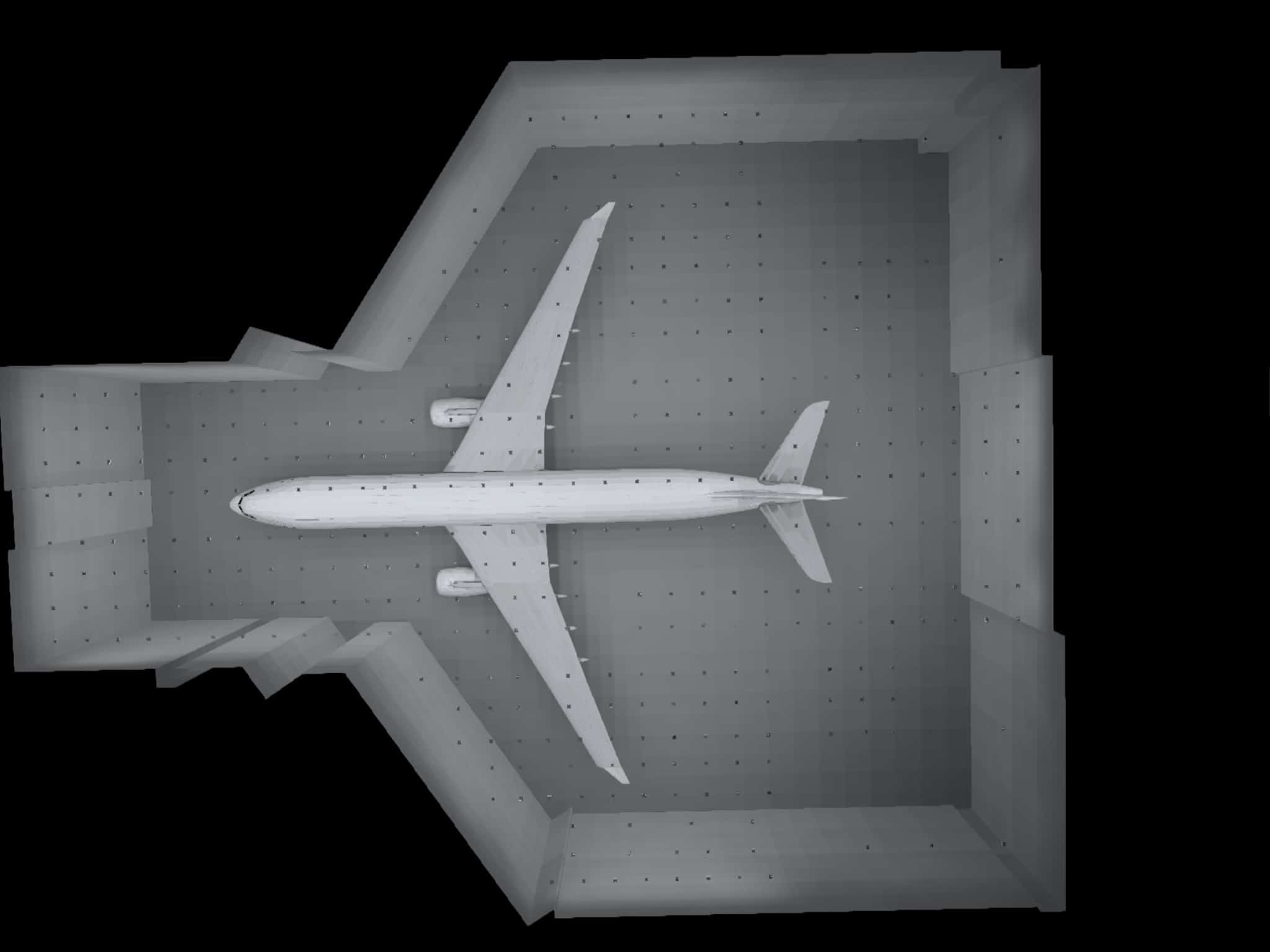 dialux et simulation photométrique d'un hall