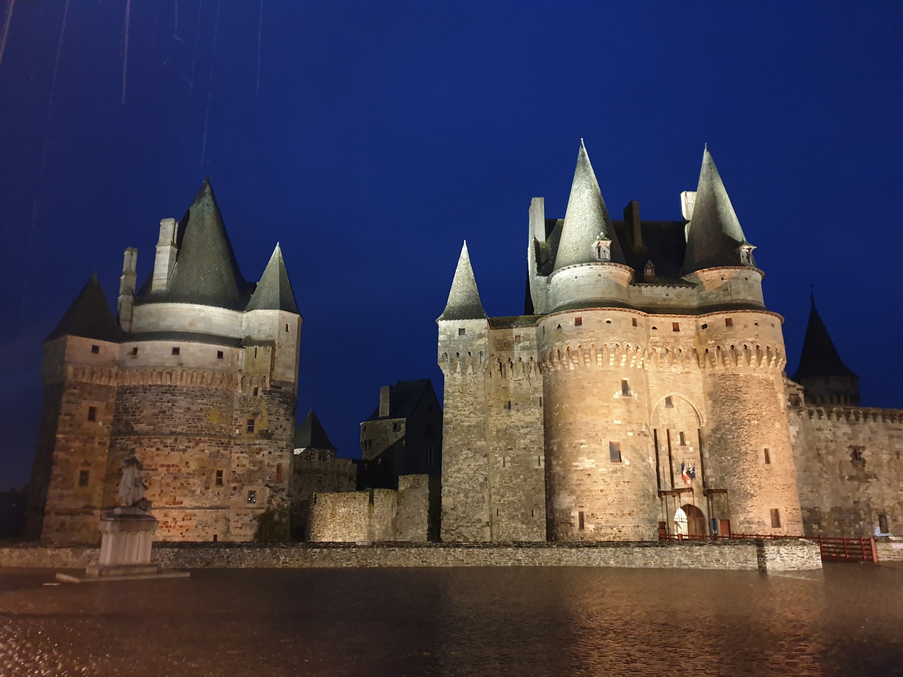 conception lumière du chateau de Vitré en Bretagne