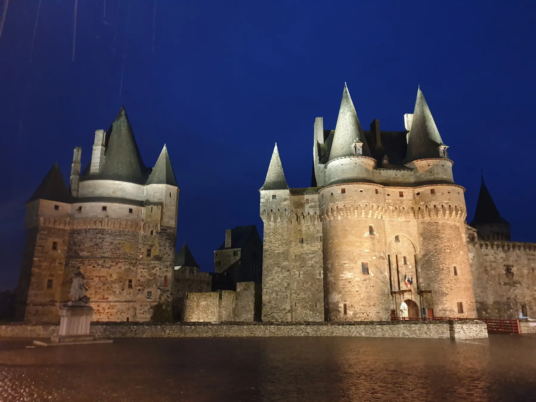 conception lumière du chateau de Vitré en Bretagne