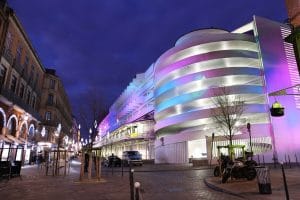 Mise en lumière du parking Victor Hugo pour Noel