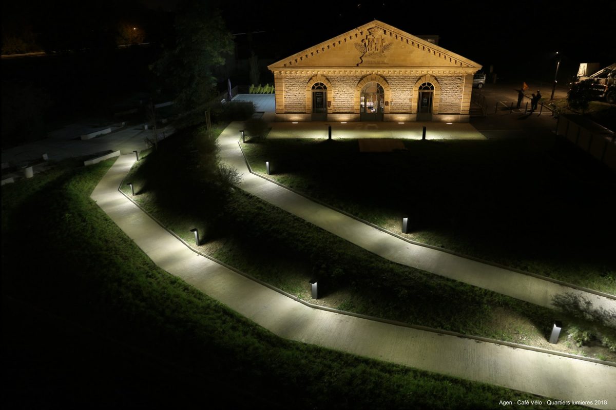 Mise en lumière Agen café Vélo