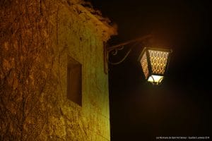 lanterne 4 faces de nuit avec découpe