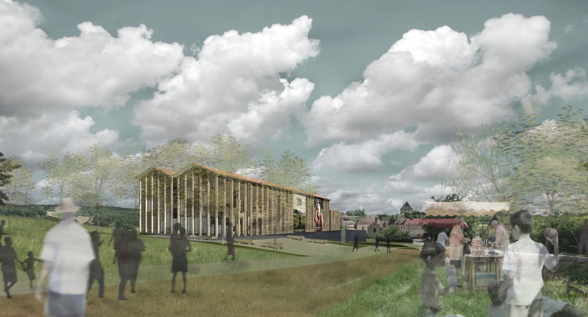 infographie salle de spectacle cinéma a Gindou