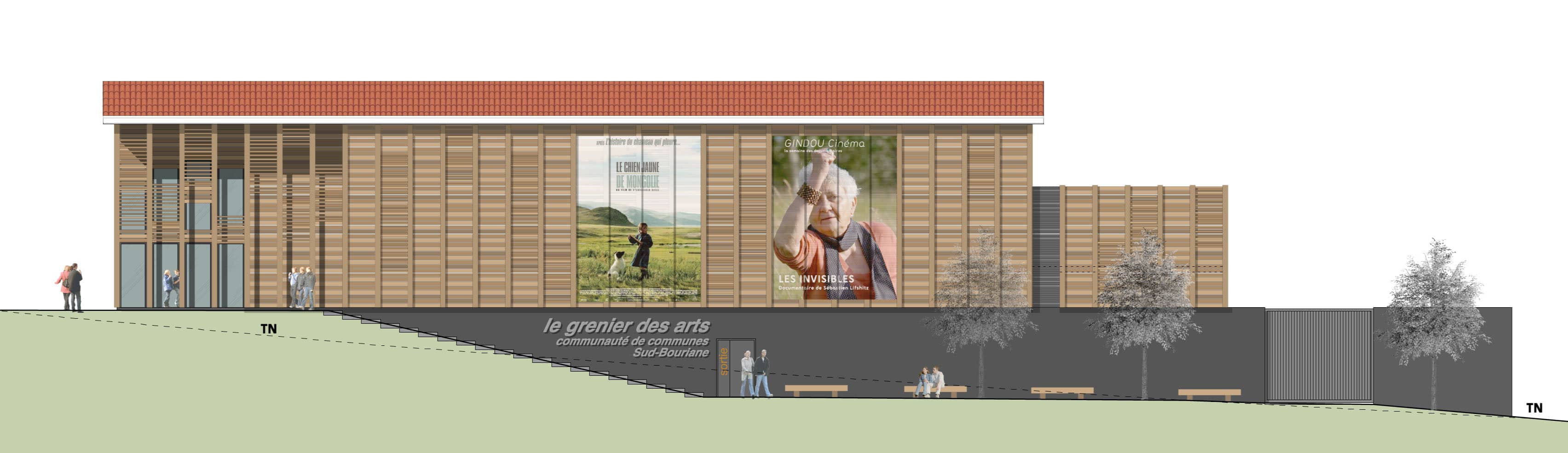 coupe salle de spectacle