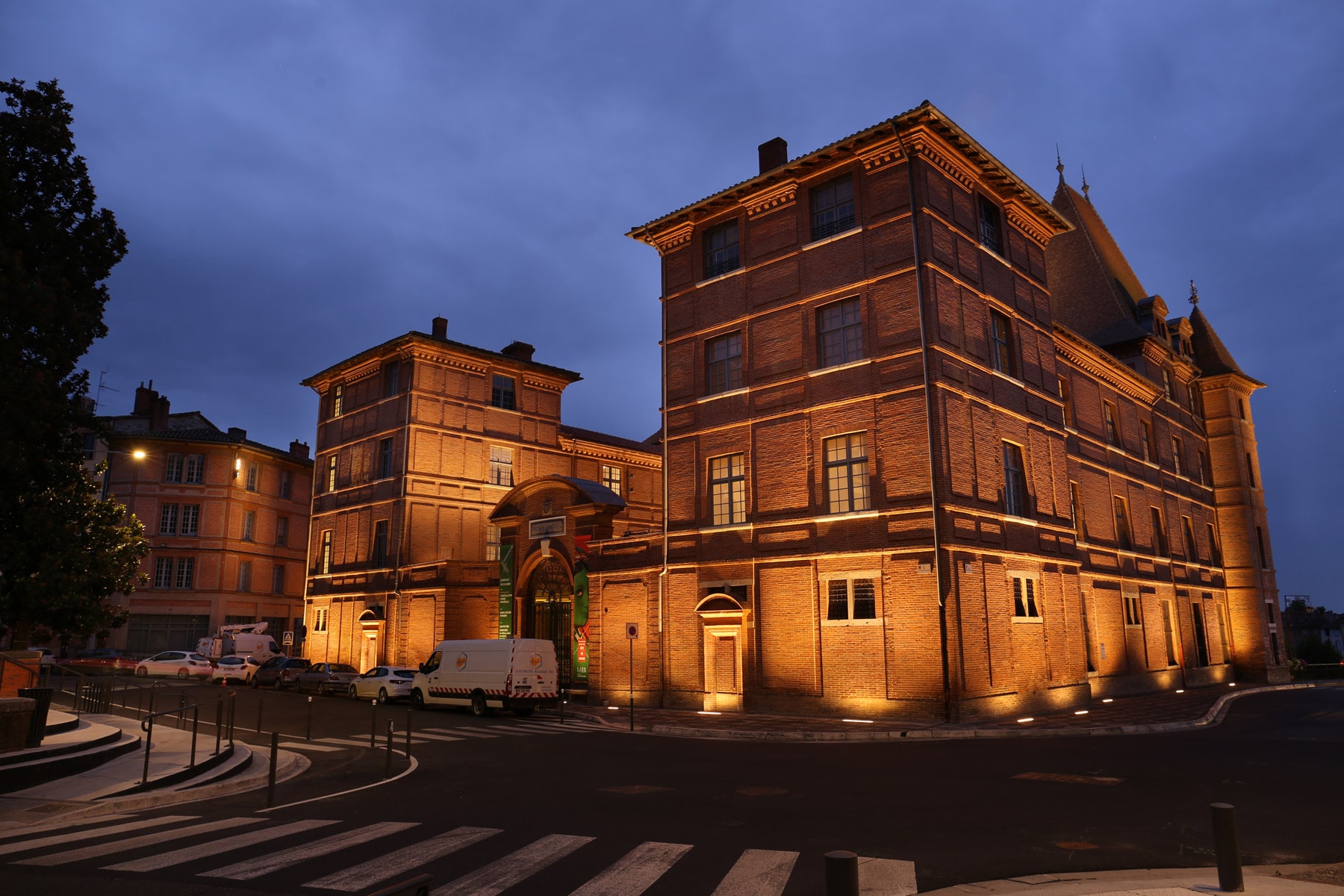 éclairage du musée Ingres à Montauban