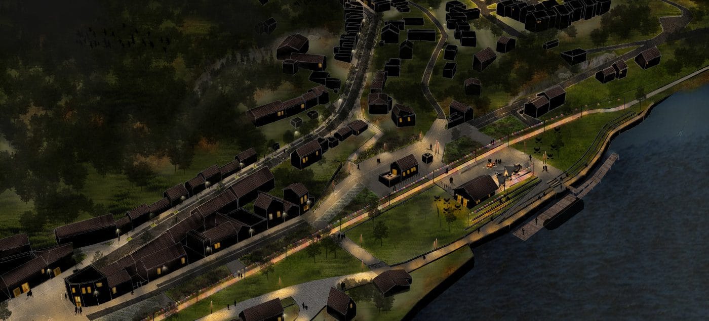 axonométrie nuit fumel