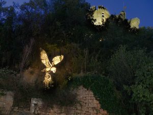 chateau de bonaguil et projection gobo