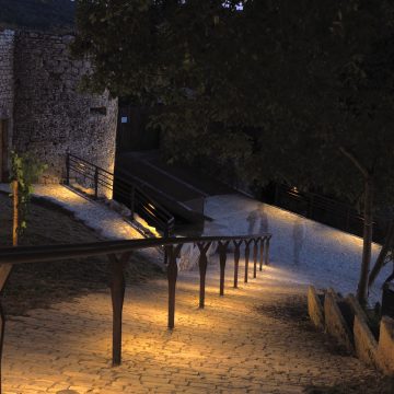 rampe lumineuse avec mini projecteurs