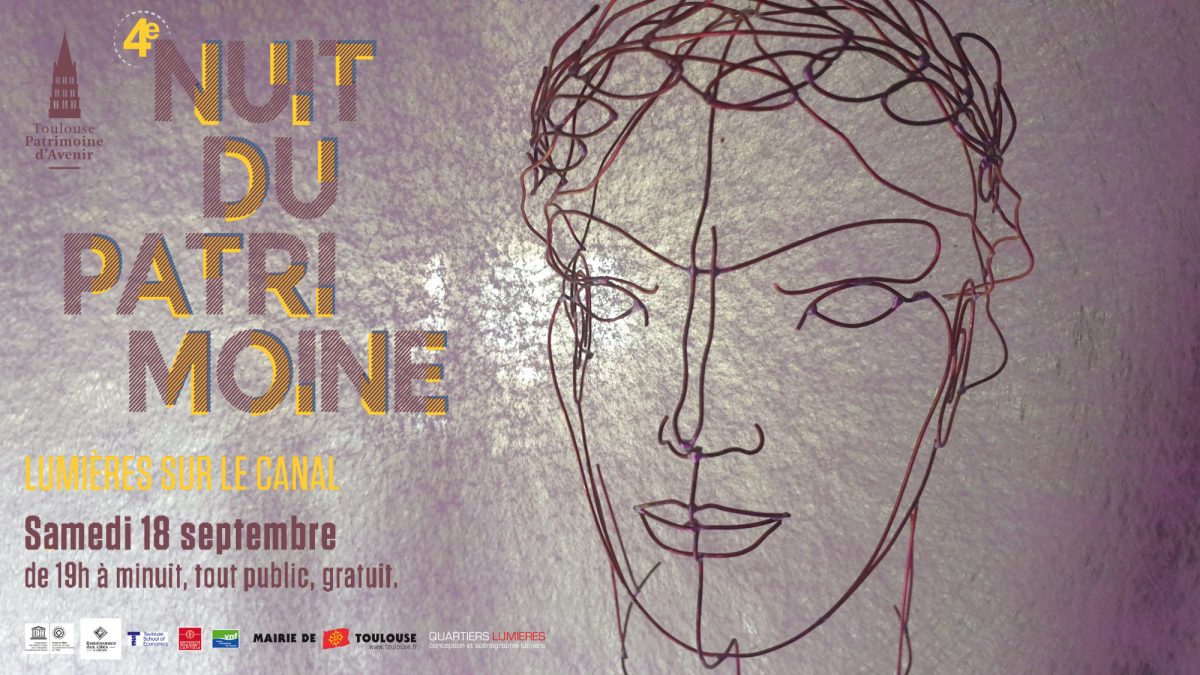 Flyer pour la Nuit du patrimoine 2021 a toulouse