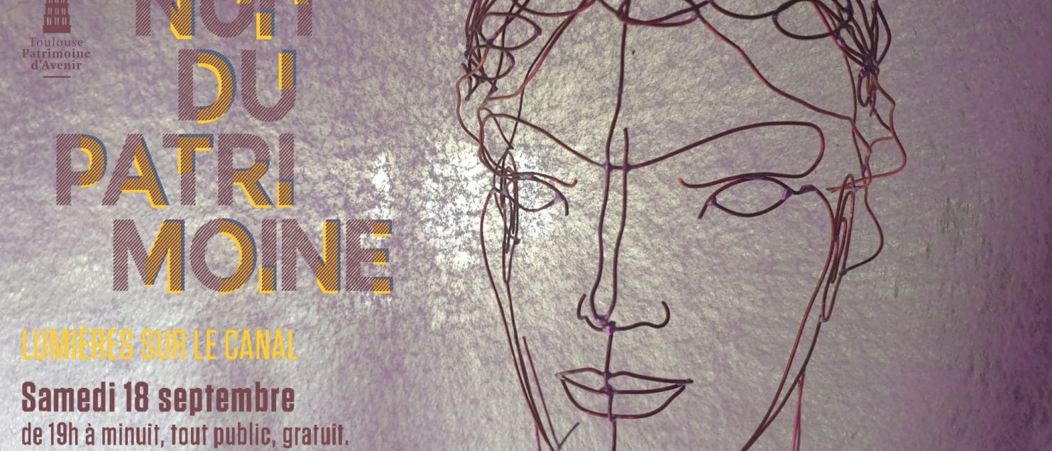 Flyer pour la Nuit du patrimoine 2021 a toulouse