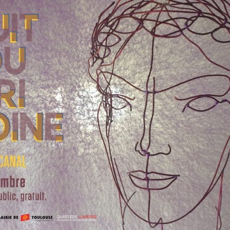 Flyer pour la Nuit du patrimoine 2021 a toulouse