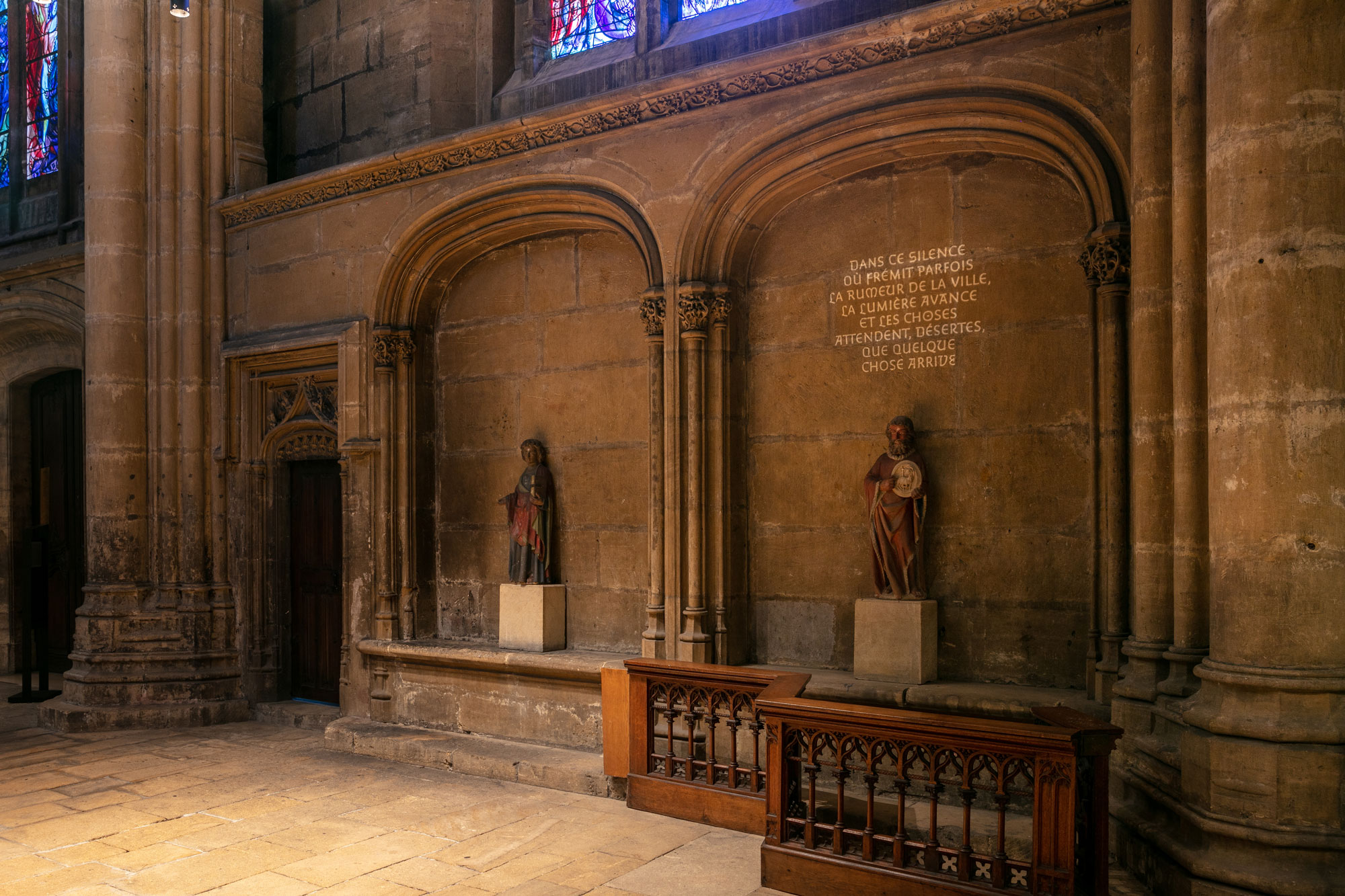 intérieur de la cathédrale de Metz