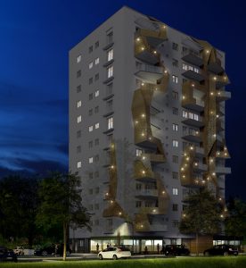 infographie simulation lumière tour