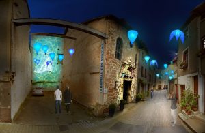 infographie simulation lumière espalion évènement