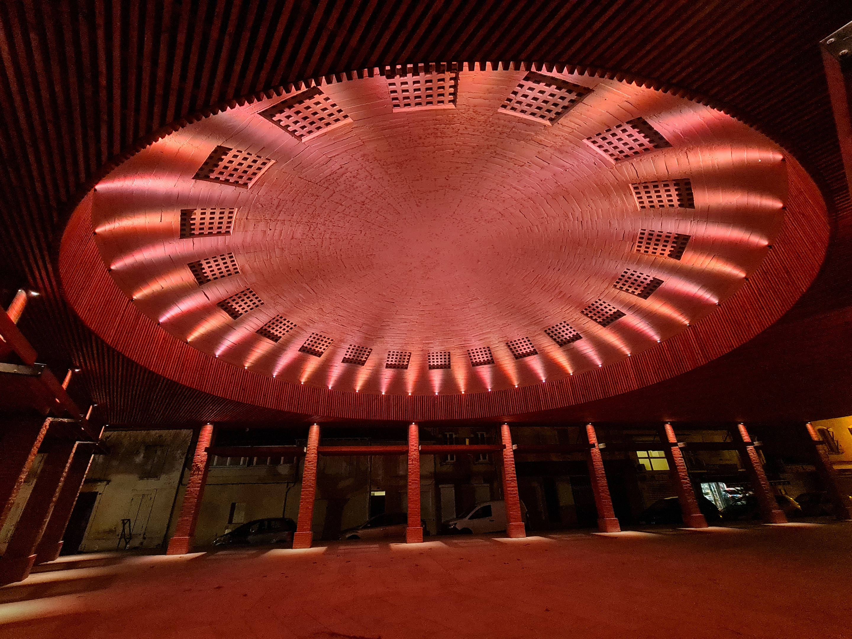 éclairage dynamique en DMX de la halle de muret