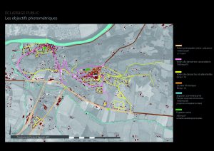 carte d'objectifs photométriques