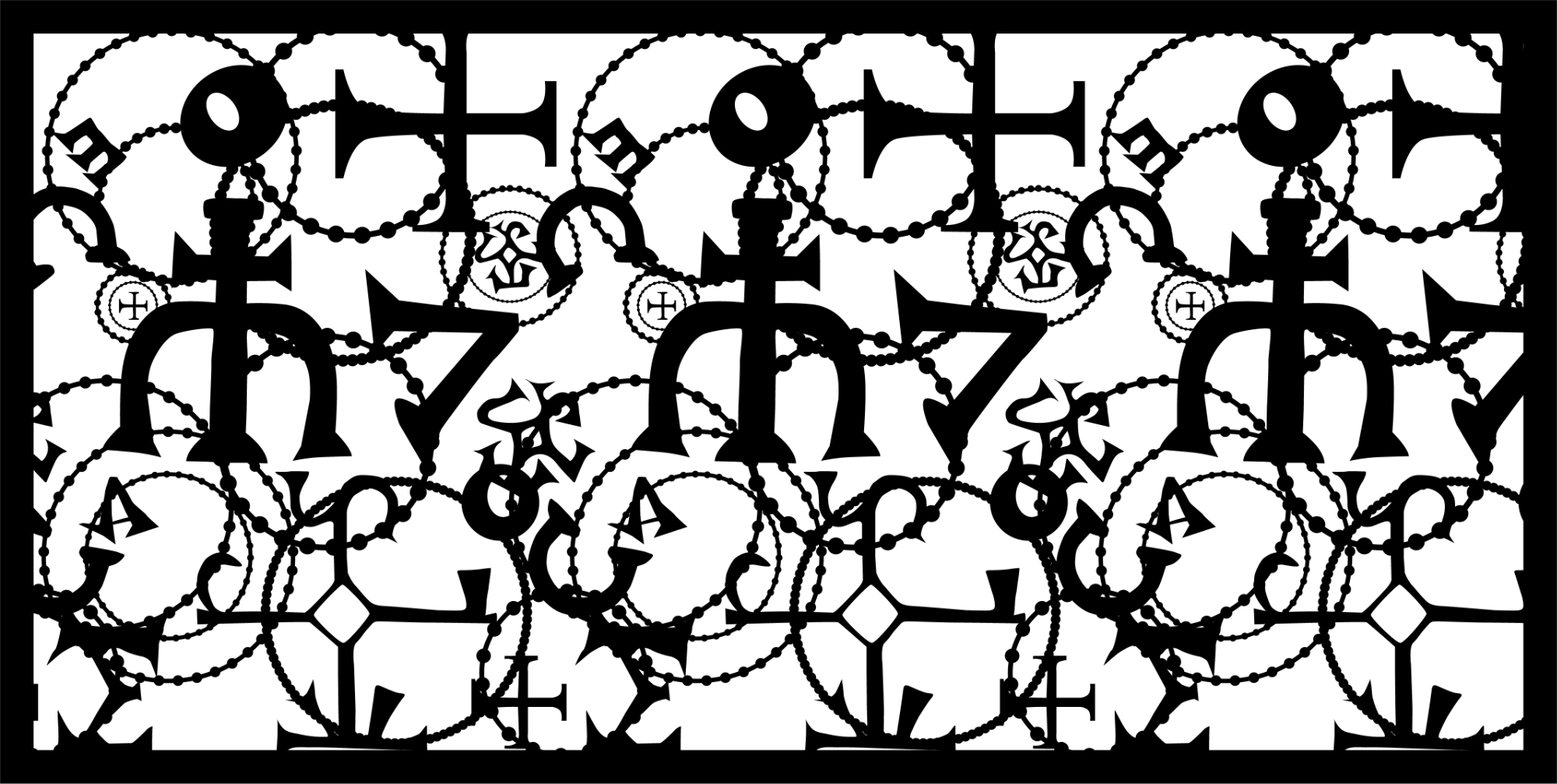 masque de découpe laser pour lanterne avec motif historique Melle