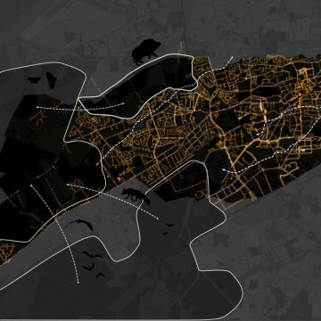 cartographie lumière de la trame noire de pessac à bordeaux