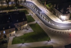 quartier de la monnaie à pau de nuit