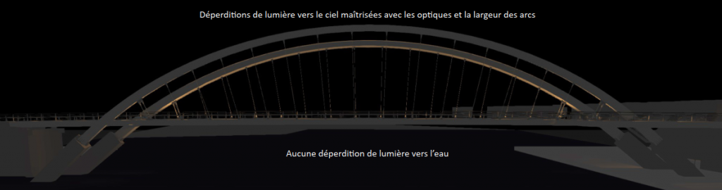 image dialux d'un pont éclairé