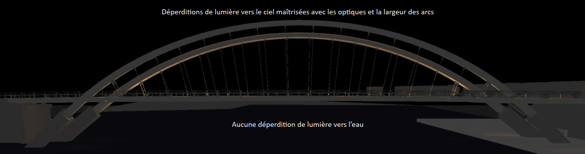 image dialux d'un pont éclairé