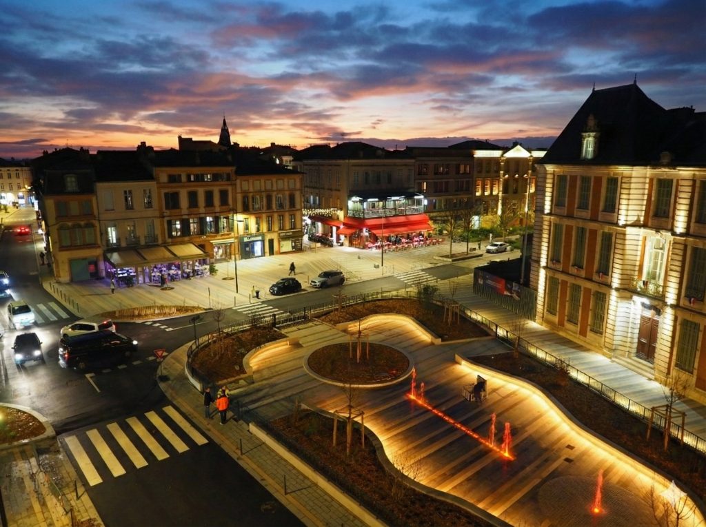 place foch vue du ciel de nuit
